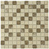 Мозаика Marble Mosaic Mix stone 5 Pol камень 30х30 см полированная чип 23х23 мм, бежевый, коричневый