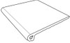 Ступень фронтальная Petra Anti-Slip Gris 30х33 керамогранит антискользящая (grip), матовая 00000039809