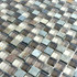 Мозаика Marble Mosaic Eclipse стекло+мрамор 30х30 см полированная чип 15x15 мм бежевый, золотой-oro-gold