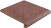 Ступень фронтальная Peldaño Redondo 33 Capri Rojo 33x33 матовая