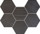 Мозаика Horizon Hex Black 28,9x22,1 MS-01-202-0289-0221-1-013 керамика матовая, черный 5903238006835
