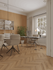 SPC ламинат Tulesna 1011-2 Solare Art Chevron 34 класс 600х127х5 мм (каменно-полимерный) с фаской