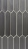 Настенная плитка Lanse Black 5x25 Equipe матовая керамическая 27483