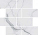 Мозаика I Classici Statuario 7.5x15 6mm Muretto Soft керамогранитная 30x30