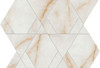 Мозаика Marvel Diva Ice Crystal Mosaico Triangle Lapp. 28,9x33,4 керамогранит Atlas Concorde Italy полированная, бежевый AYLT