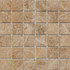 Мозаика Pixmosaic PIX 350 Light Imperador, Deep Brushed, чип 48х48 мм, сетка 305х305х6 мм, матовая мрамор коричневый