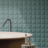 Настенная плитка Up Cuscino Green Glossy 10х10 La Fabbrica глянцевая керамическая 192056