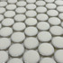 Мозаика Marble Mosaic Round White стекло 30х30 см глянцевая чип 28.5x30 мм, белый