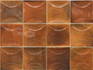 Настенная плитка Hanoi Arco Burnt Red 10x10 Equipe глянцевая керамическая 30029