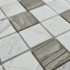 Мозаика Marble Mosaic Mix stone 2 Mat камень 30.5х30.5 см матовая чип 48х48 мм, серый, коричневый, белый