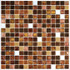 Мозаика Trek №8 (dark) 2.5x.2.5 стекло 30x30