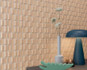 Настенная плитка 3D Bars Bevel Topaz Matt 12.5х25 Wow 3d, матовая, рельефная (структурированная) керамическая УТ-00048733