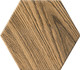 Настенная плитка W- Burano Wood Hex-11x12,5 матовая керамическая