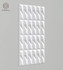 Стеновая декоративная панель Geometrium ECOGR0206W Alpine Walls под покраску 1200х600х25 мм
