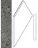 Керамогранит Grey Bor. 30x60 Round dx/Грэй Борт.30x60 Закруглённый правый