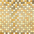 Мозаика 15х15 Gold (JMG21501) 300х300х3.8, стекло глянцевая, золотой С0004611
