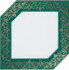 Декор HGD/D250/18000 Клемансо Зеленый 15x15 Kerama Marazzi глянцевый керамический