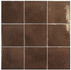 Керамогранит 32333 Bohemian Coffee Quartz 10x10 Equipe глянцевый, рельефный (рустикальный) настенная плитка УТ-00066820