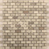 Мозаика К-705 травертин+мрамор 29.8х29.8 см матовая чип 15х15 мм, бежевый, коричневый
