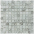 Мозаика Marble Mosaic Volakas white Mat камень 30х30 см матовая чип 23х23 мм, серый, белый