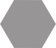 Керамогранит Basic Grey Hex 25 25x22 Codicer сатинированный универсальный G000482