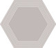 Декор Cielo e Terra Beige Geometry 2 Mat 19.2х22.1 10 мм Tubadzin керамогранит матовый 5903238036603