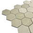 Мозаика Marble Mosaic Hexagon Royal Botticino Pol камень 30х30 см полированная чип 48х48 мм, бежевый