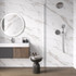 Керамогранит Calacatta Sharp Silver Белый 60х60 Полированный Ceradim универсальная плитка