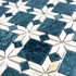 Мозаика Marble Mosaic Cleopatra мрамор 32.4х32.4 см полированная белый, зеленый