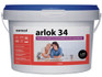 Клей Arlok 34 для бытового и полукоммерческого ПВХ-покрытия в рулонах, виниловых покрытий 1.3 кг
