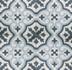 Керамогранит Venice Sky Blue Black Pre-cut 45x45 Etili Seramik матовый напольный