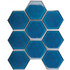 Мозаика Hexagon Big Deep Blue Glossy (JJFQ80048) 256х295х6 95х110 керамическая