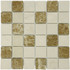 Мозаика Marble Mosaic Mix stone 6 Mat камень 30.5х30.5 см матовая чип 48х48 мм, коричневый, бежевый