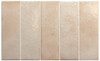 Керамогранит 32337 Bohemian Peach 6х18.6 Equipe глянцевый, рельефный (рустикальный) настенная плитка УТ-00066811