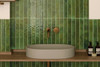 Настенная плитка Bali Green 5x40 Equipe глянцевая керамическая 31546