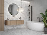 Керамогранит Platinum White PG 11 60x120 Gracia Ceramica carving, глазурованный, матовый универсальная плитка 10400001373