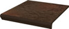 Ступень фронтальная Scandiano Brown Kapinos Stopnica Prosta 29.5х32.8 клинкер матовая Paradyz Ceramika
