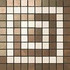 Вставка Marvel Bronze/Champagne Angolo Mosaico керамическая