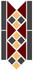 Бордюр Border Lisbon with 1 strip (Tr.20, Dots 14+21, Strips 14) 28х15 матовый керамогранит