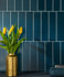 Настенная плитка Stripes Zafiro Crackle 6.5х26.1 Amadis Fine Tiles глянцевая керамическая 8436552229477