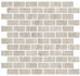 Декор MM13120T Эвора Бежевый Светлый мозаичный глянцевый 32x30x0,9 Kerama Marazzi керамический