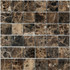 Мозаика KP-757 камень 29.8х29.8 см полированная чип 48х48 мм, бежевый, коричневый