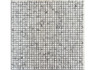 Мозаика Neo Grey стекло 30.5х30.5 см матовая чип 8x8 мм, белый, серый