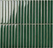 Мозаика Porcelain mosaic Mosaic 1.5х14.5 Y15F340 Зеленый глянцевый керамогранит 29.4х31.3 см чип 15х145 мм