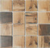 Мозаика PR7373-41 керамика 30.6х30.6 см матовая чип 73х73 мм, бежевый, коричневый