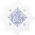 Керамогранит Cevica Beсolors Star Dec. Arabesque 13.25х13.25 матовый