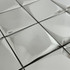 Мозаика Marble Mosaic Origami Silver нержавеющая сталь 30х30 см 3D чип 75х75 мм, серебро-silver