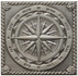 Вставка Металлическая Windrose Satined silver (серебро сатинированная) керамическая