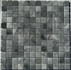 Мозаика PIX 336 Ice Grey, мрамор 30.5х30.5 см Pixmosaic полированная чип 23х23 мм, серый, черный