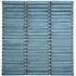 Мозаика Marble Mosaic Kit-Kat Aqua керамика 28.2х29.4 см глянцевая чип 12x92 мм синий